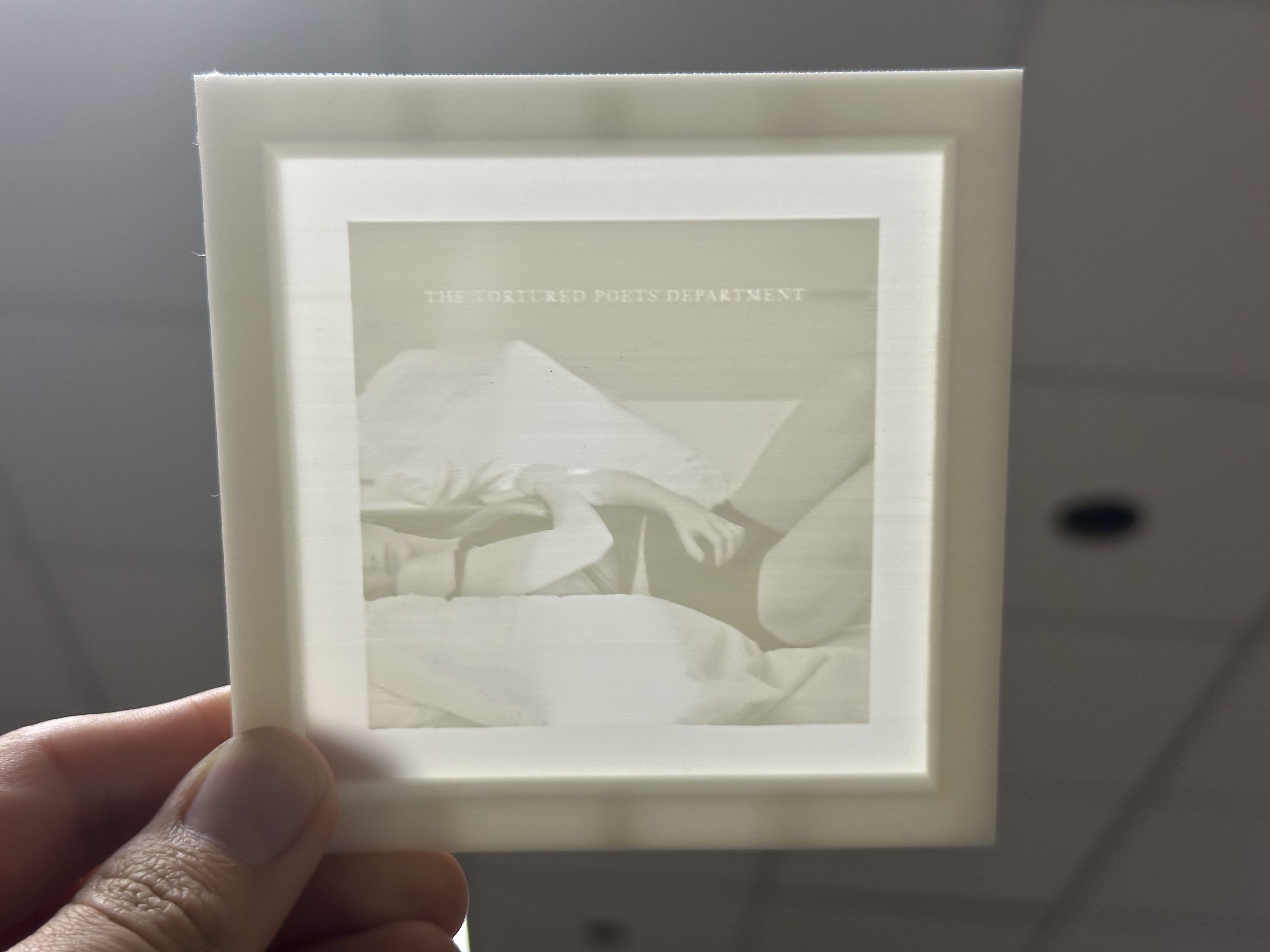 The Tortured Poets Department - Lithophane Taylor Swift