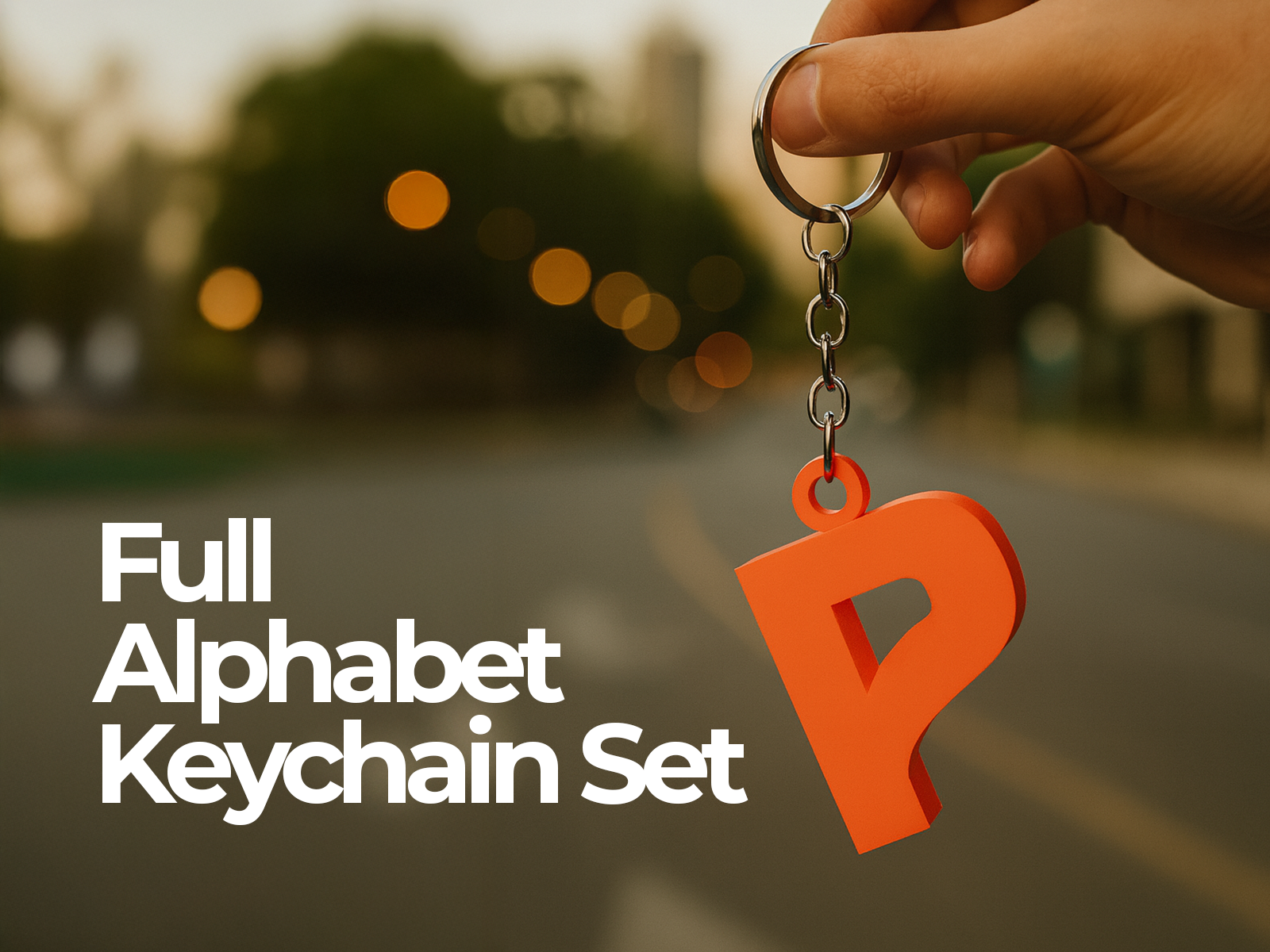 Full Alphabet Keychain Set