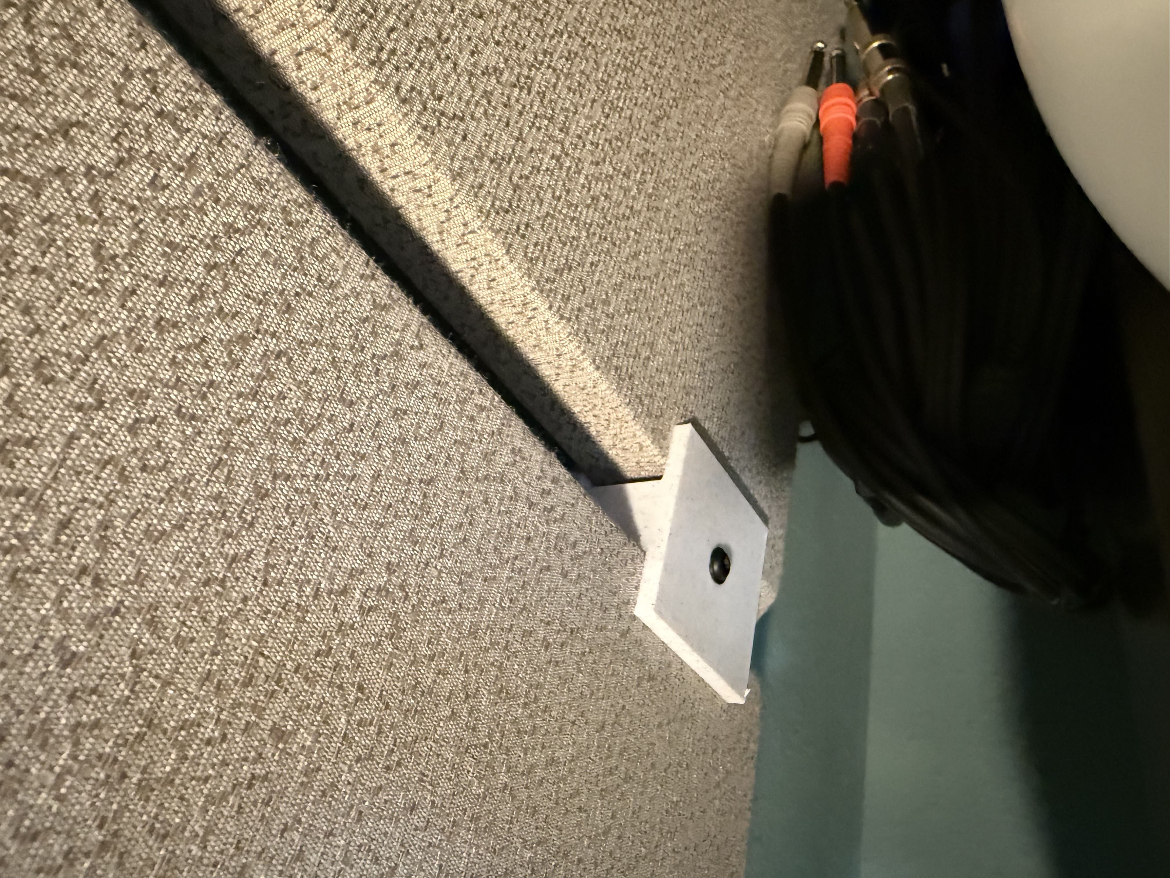 Wall Mount for 1 inch rigid OC703 Sound Panel  Middle Between Two Panel For Home Studio / Music Room