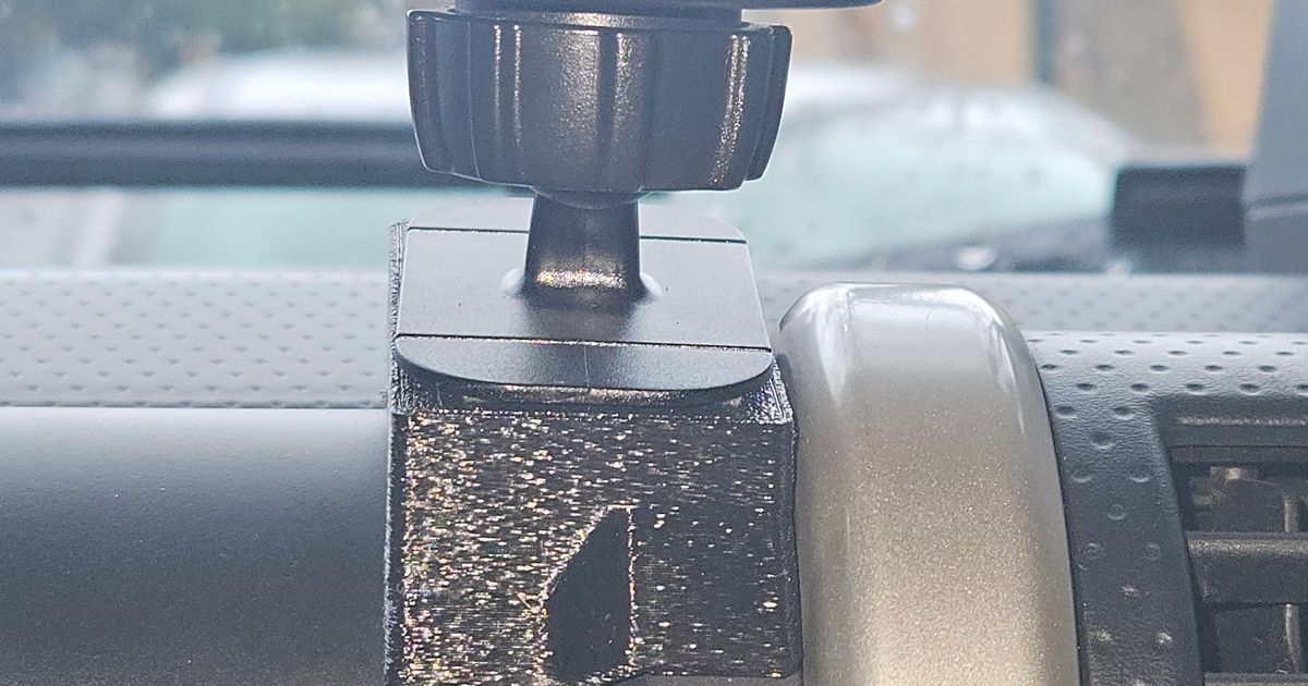 FJ Cruiser dash base for phone mount by Andreuha Download