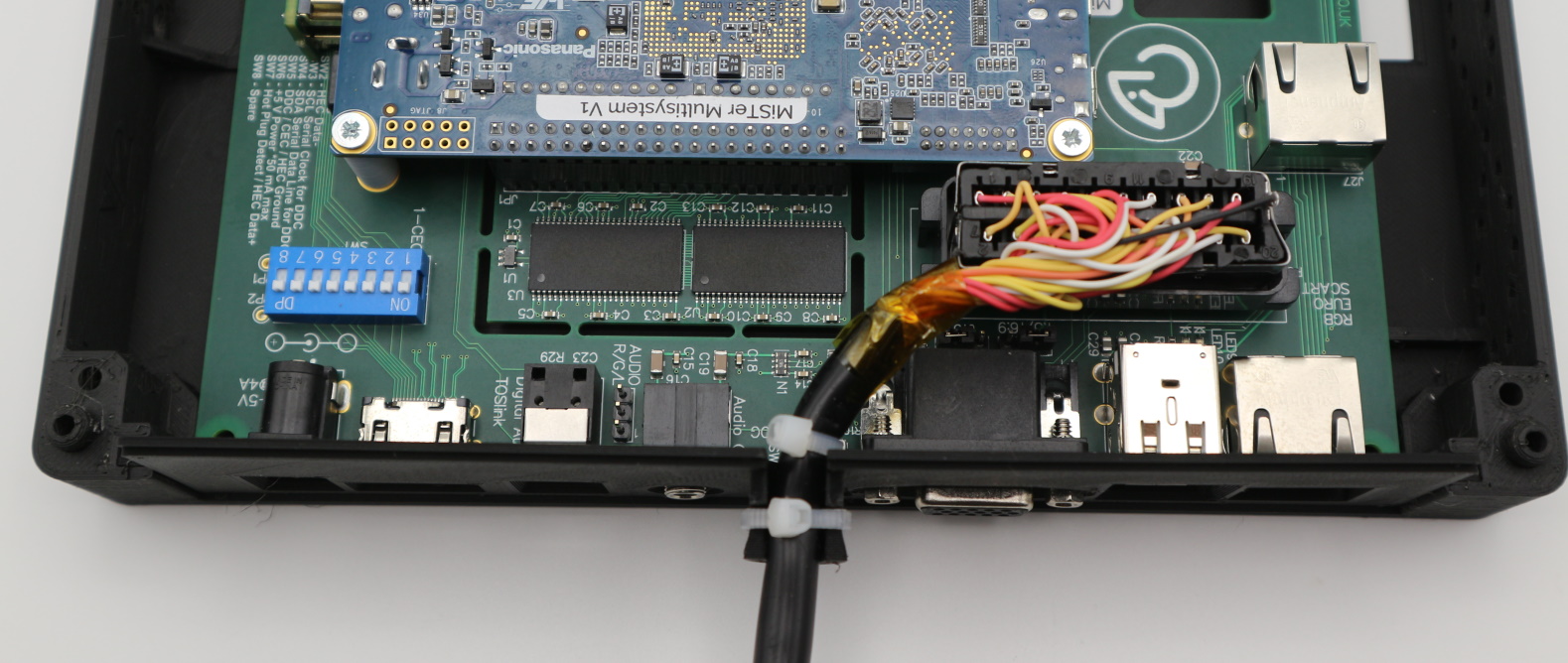 2021 (First Version) MiSTer Multisystem classic gaming console 3D