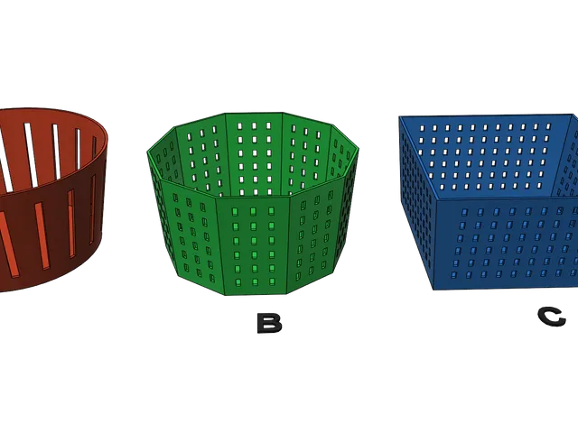 Tray basket bowl easy print
