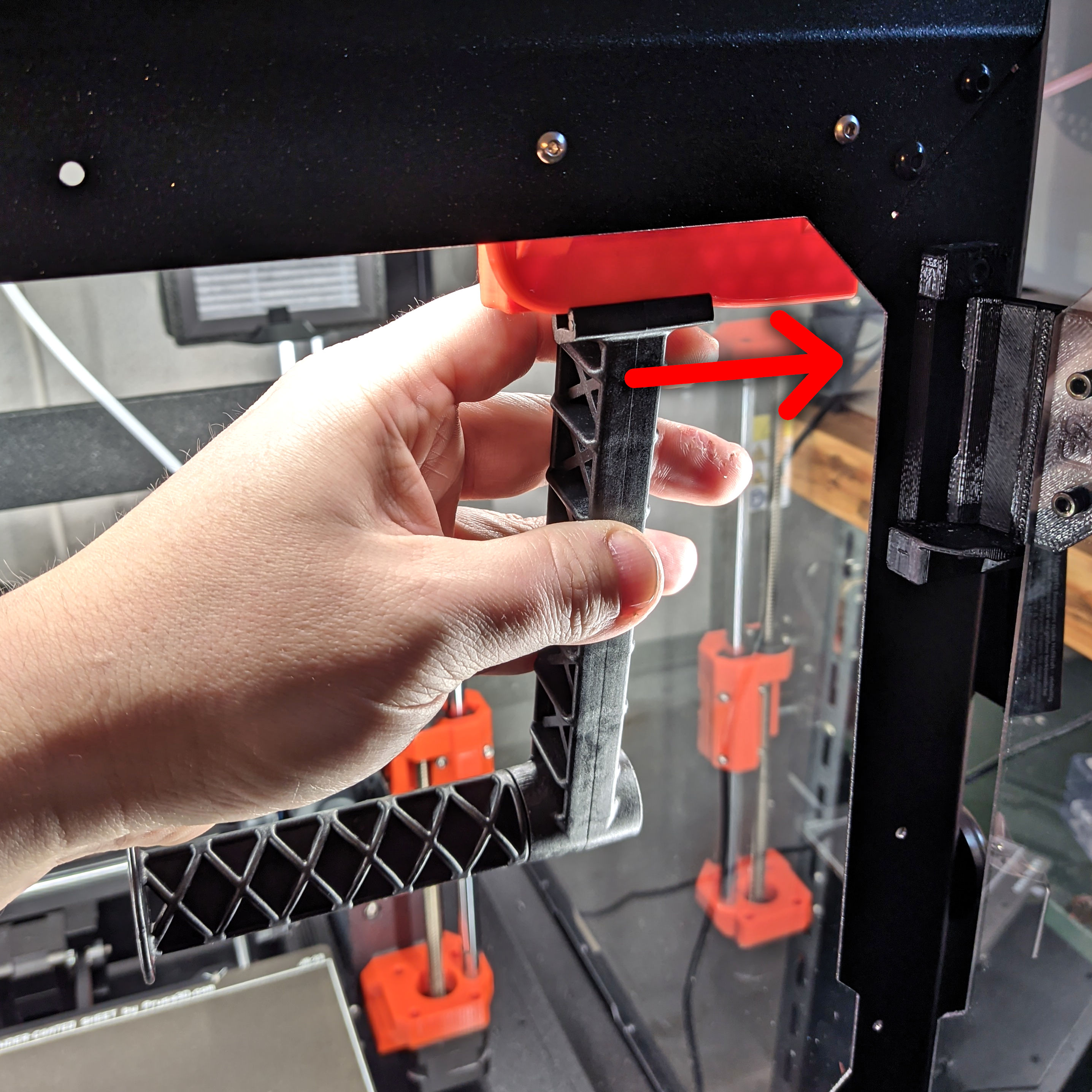 Quick mount Spool Holder for Prusa Enclosure von buchnema | Kostenloses ...
