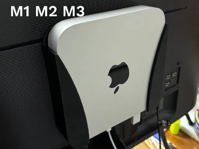 Mac mini M1/M2/M3 VESA 100 monitor mount
