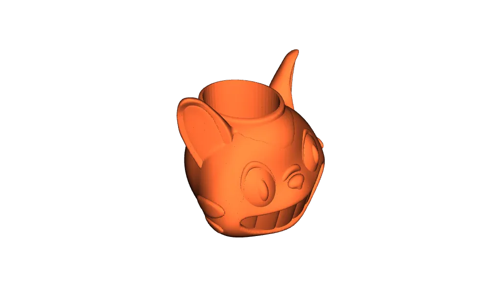 Catbus Pen Holder (My Neighbor Totoro) by Erika Heidi