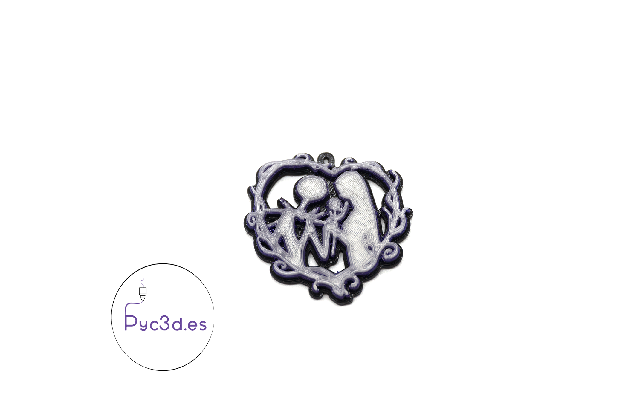 Miniatura 2 do modelo 3D JACK AND SALLY KEYRING