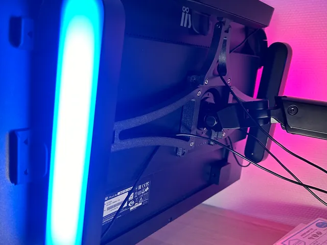 VESA adjustable support for Hue Play (Customizable)