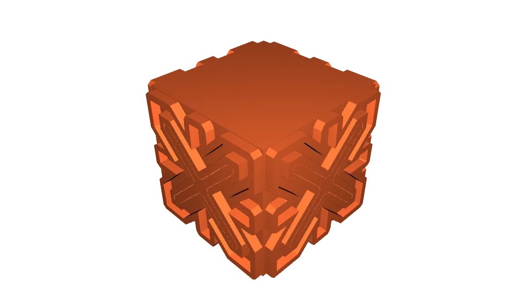 Geometry dash icon by 3d maxi | Download free STL model | Printables.com