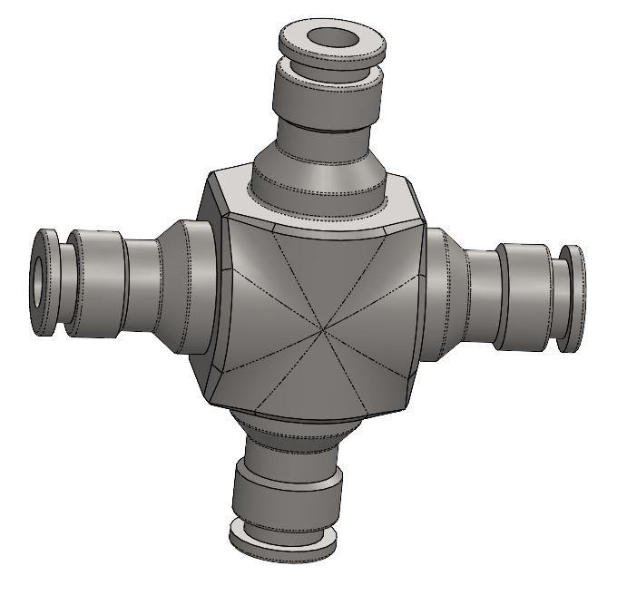 quadruple garden hose connection - raccord quadruple tuyau d'arrosage type gardena