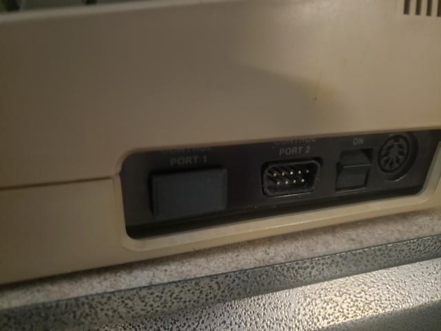 Commodore DB9 Joystick Port Cover