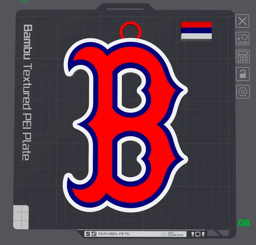 Boston Red Sox B Logo