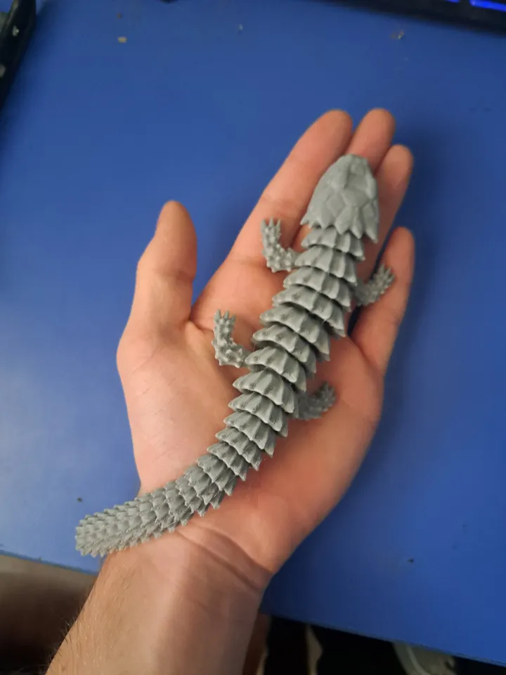 Articulated Armadillo Lizard by Matyáš Čistecký | Download free STL ...