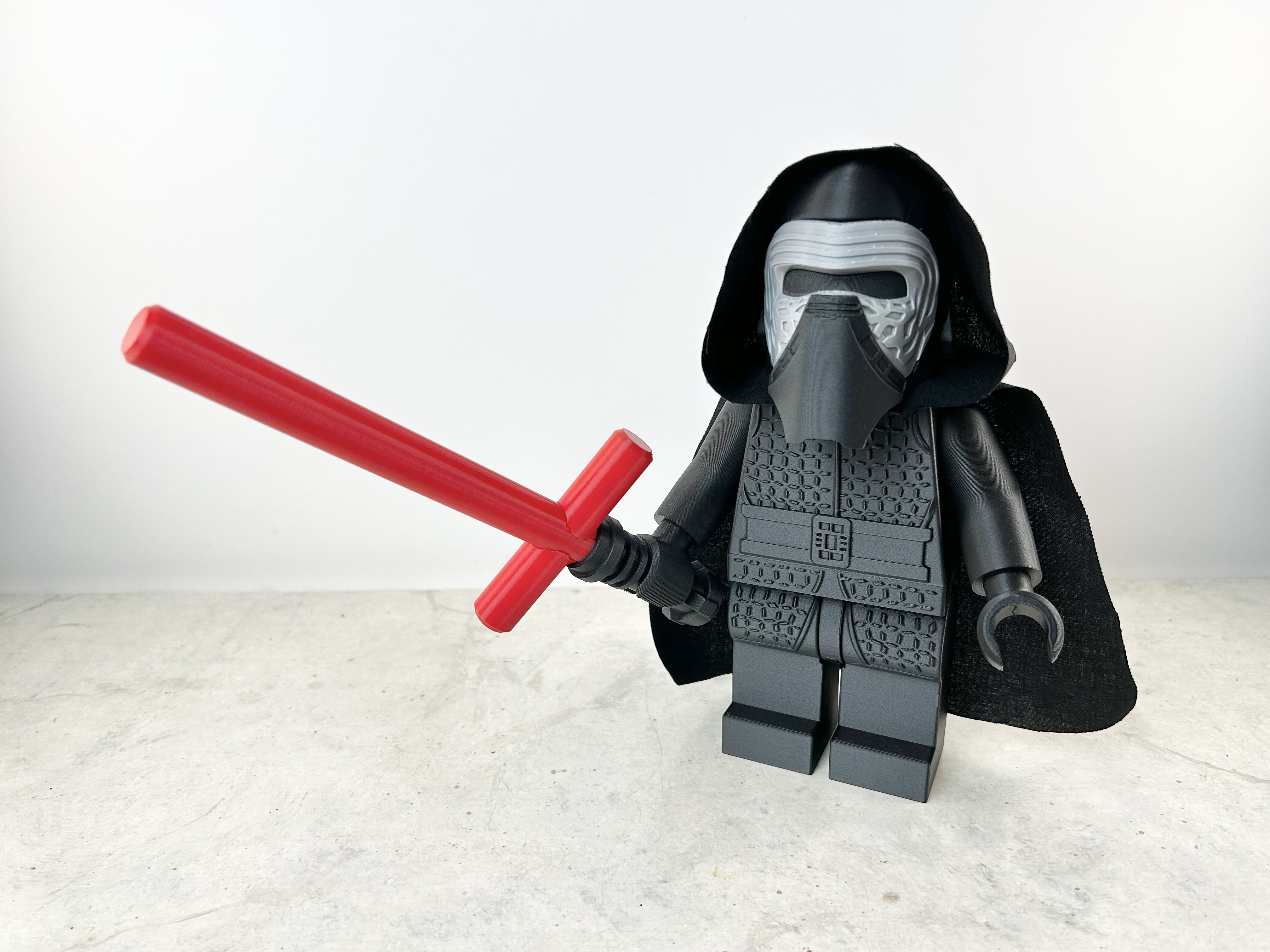BIG BRICKS - Kylo Ren (6:1 LEGO-inspired figure, NO MMU, NO supports ...