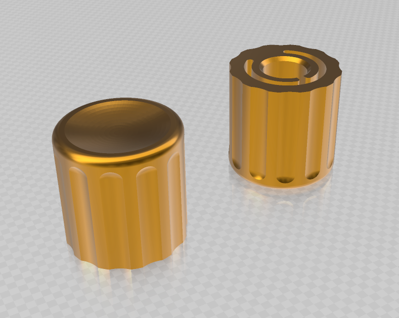 New button for Prusa i3 MK3/MK3S - 15mm version