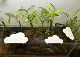 Happy Clouds aquarium shades