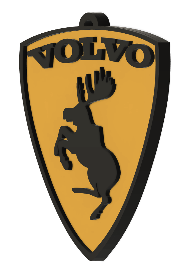 Miniatura 2 do modelo 3D Volvo keychain