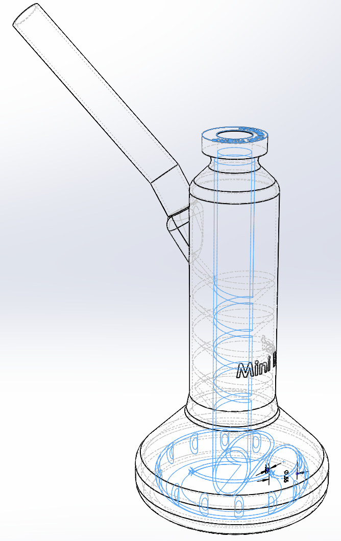 Miniatura 3 do modelo 3D The Mini Beast Bong