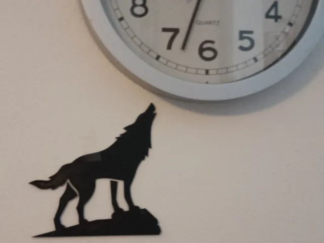 wall art wolf, 6g