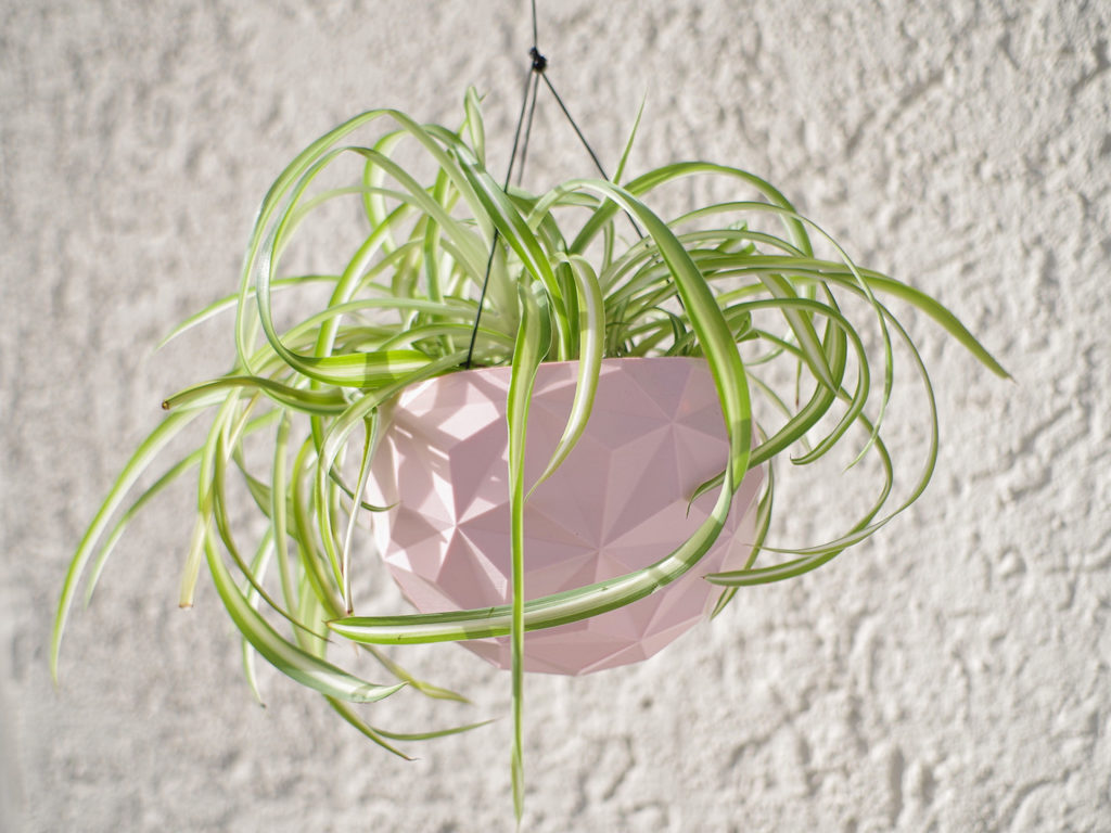 Geodesic Hanging Planter Pot