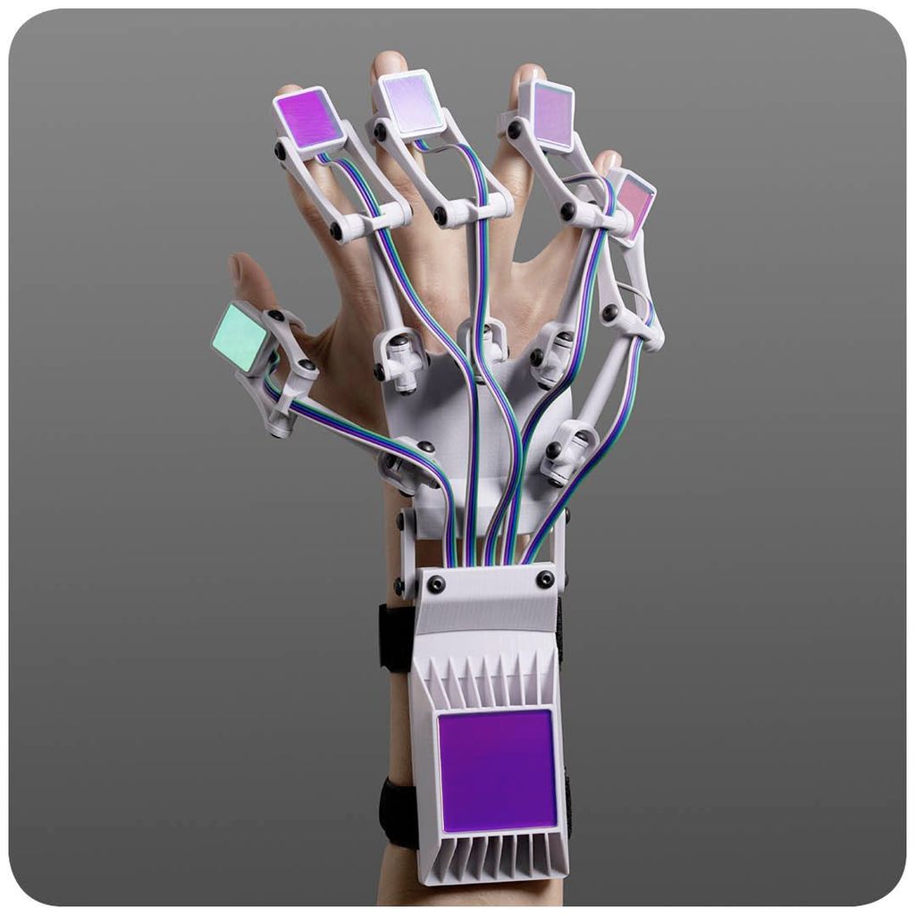 Miniatura 2 do modelo 3D Exoskeleton Cyborg Glove