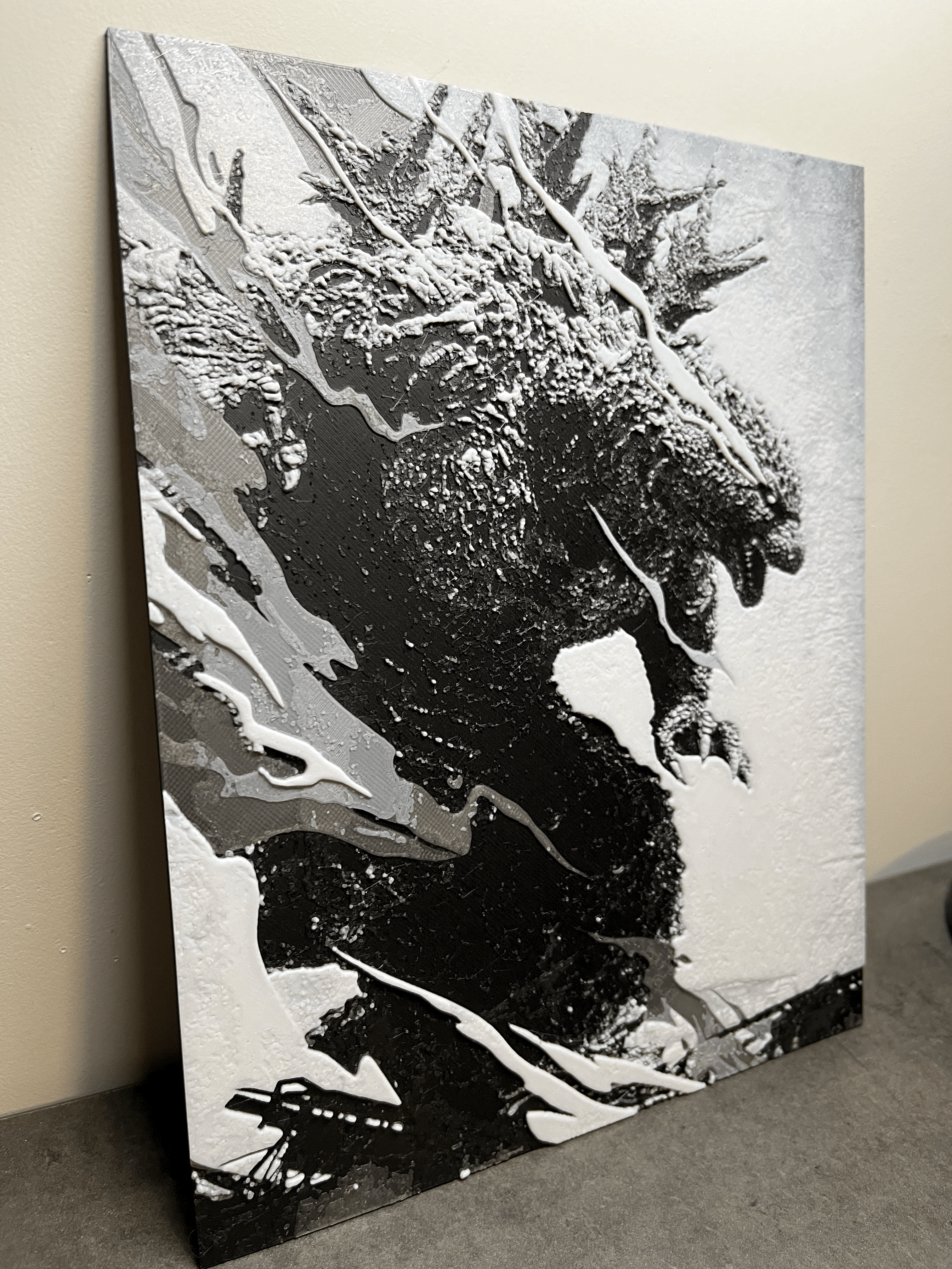 Hueforge - Godzilla Minus One without Text Poster por Caleb Blair