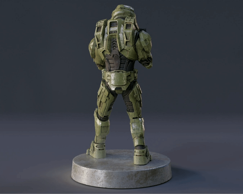 Miniatura 9 do modelo 3D Master Chief Miniature