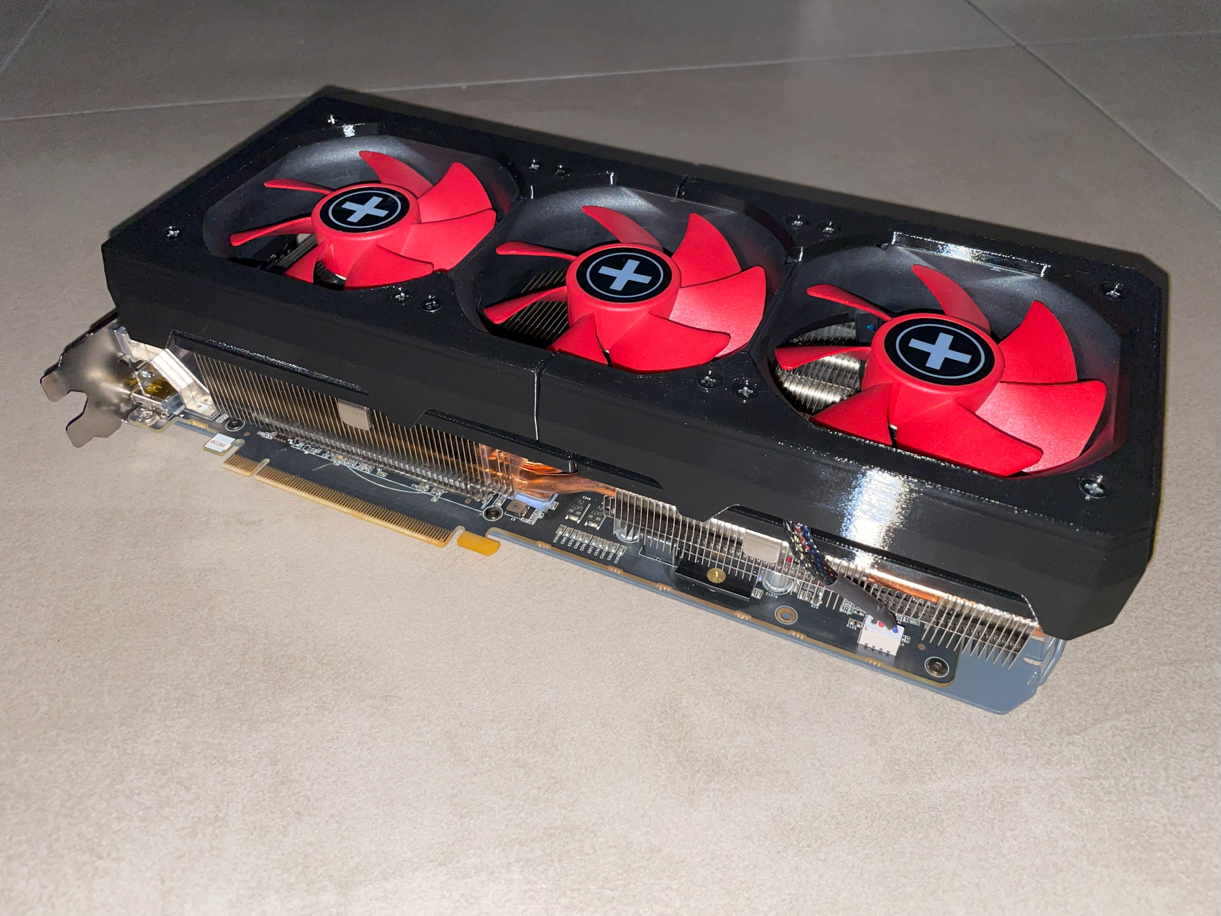 Custom 92mm fan conversion kit for ZOTAC graphic cards by Jeanlucpica