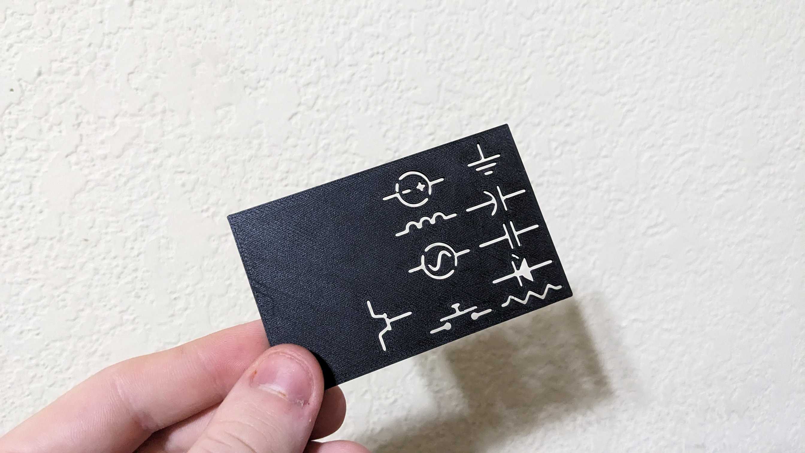 Electrical Symbol Stencil