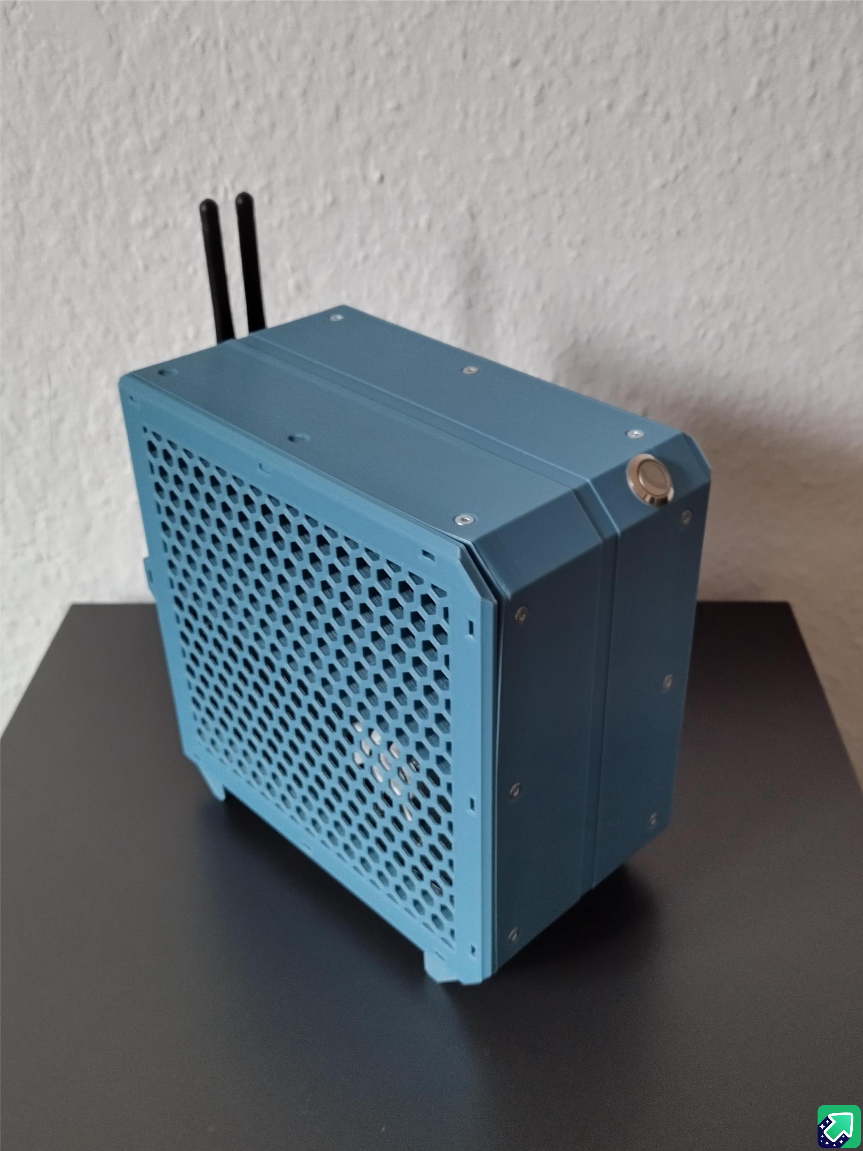 "Epsilon 570" 3.77L ITX case | 3 parts, easy assembly