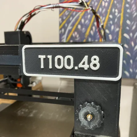 The100 T100 Serial Plate