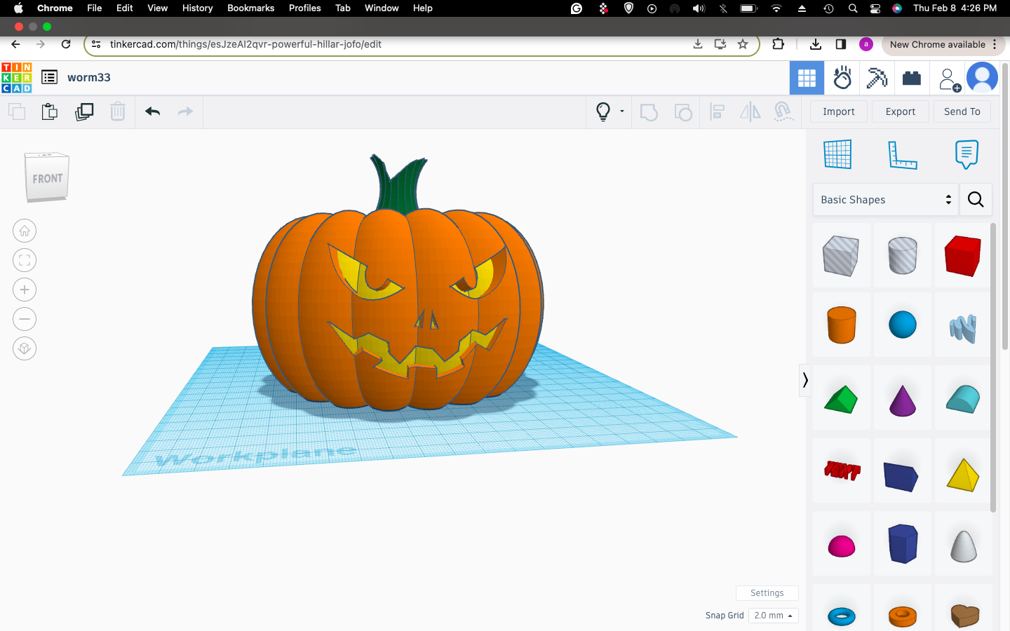 evil PUMPKIN.