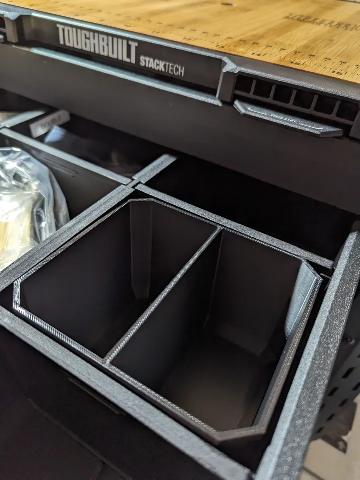 Toughbuilt Stacktech 3 Drawer Single and 2 Tier Nesting Bins by ...