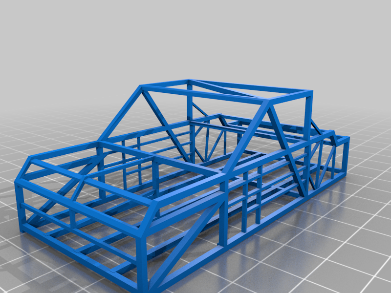 Space frame Chassis by Alex Thorndycraft | Download free STL model ...