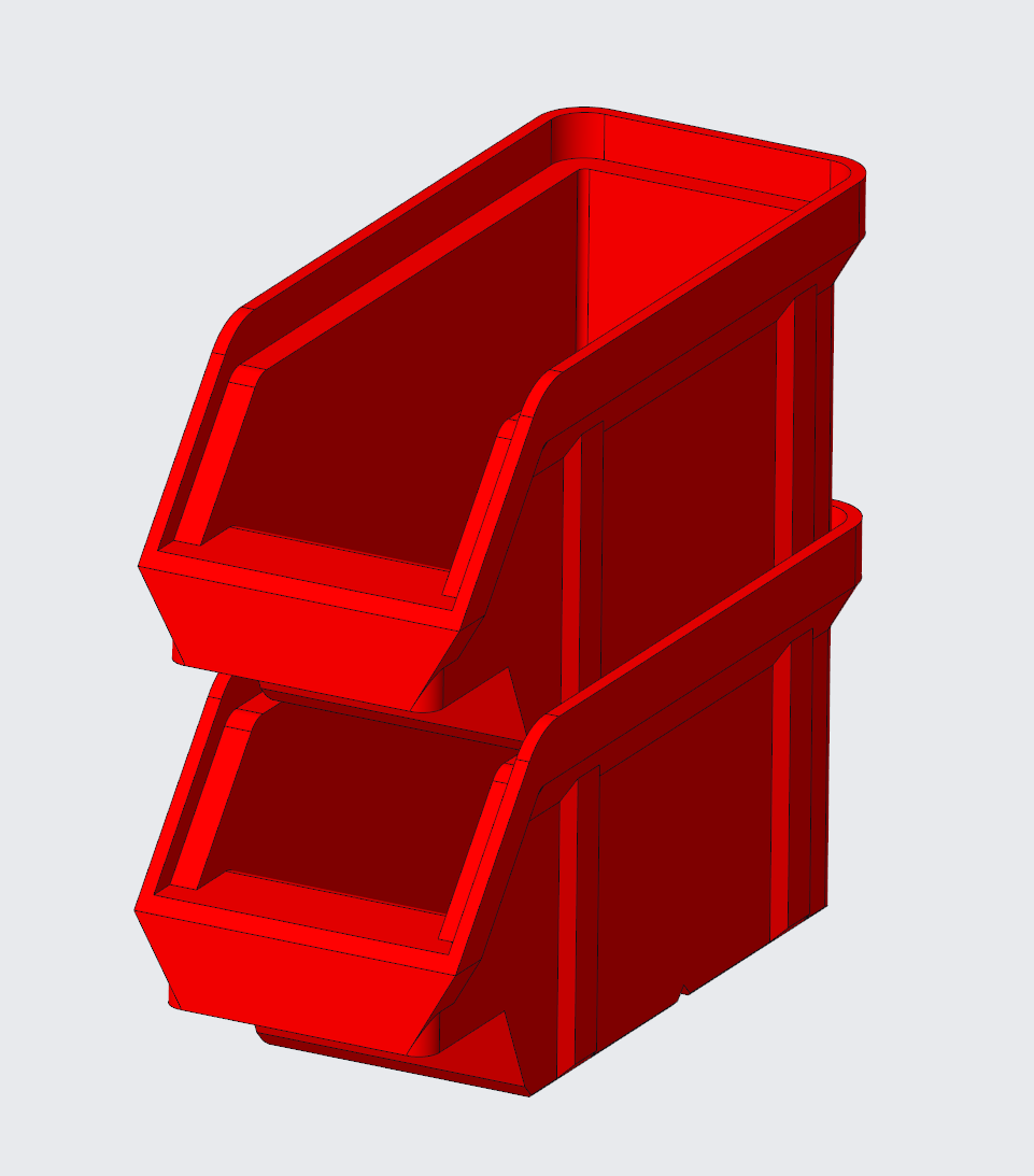 Miniatura 7 do modelo 3D Gridfinity stackable toolbox