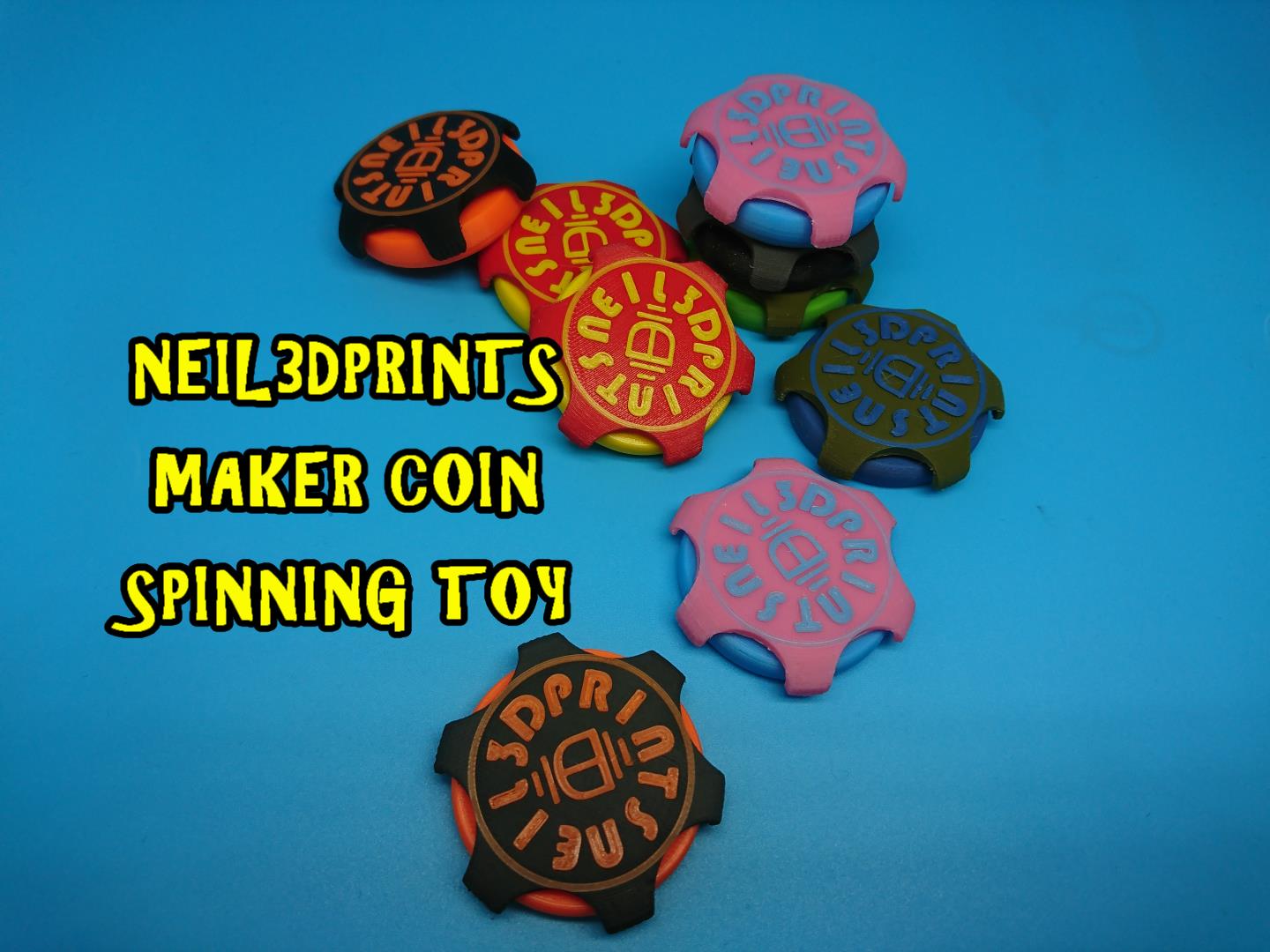 Maker Coin - Spinner - neil3dprints