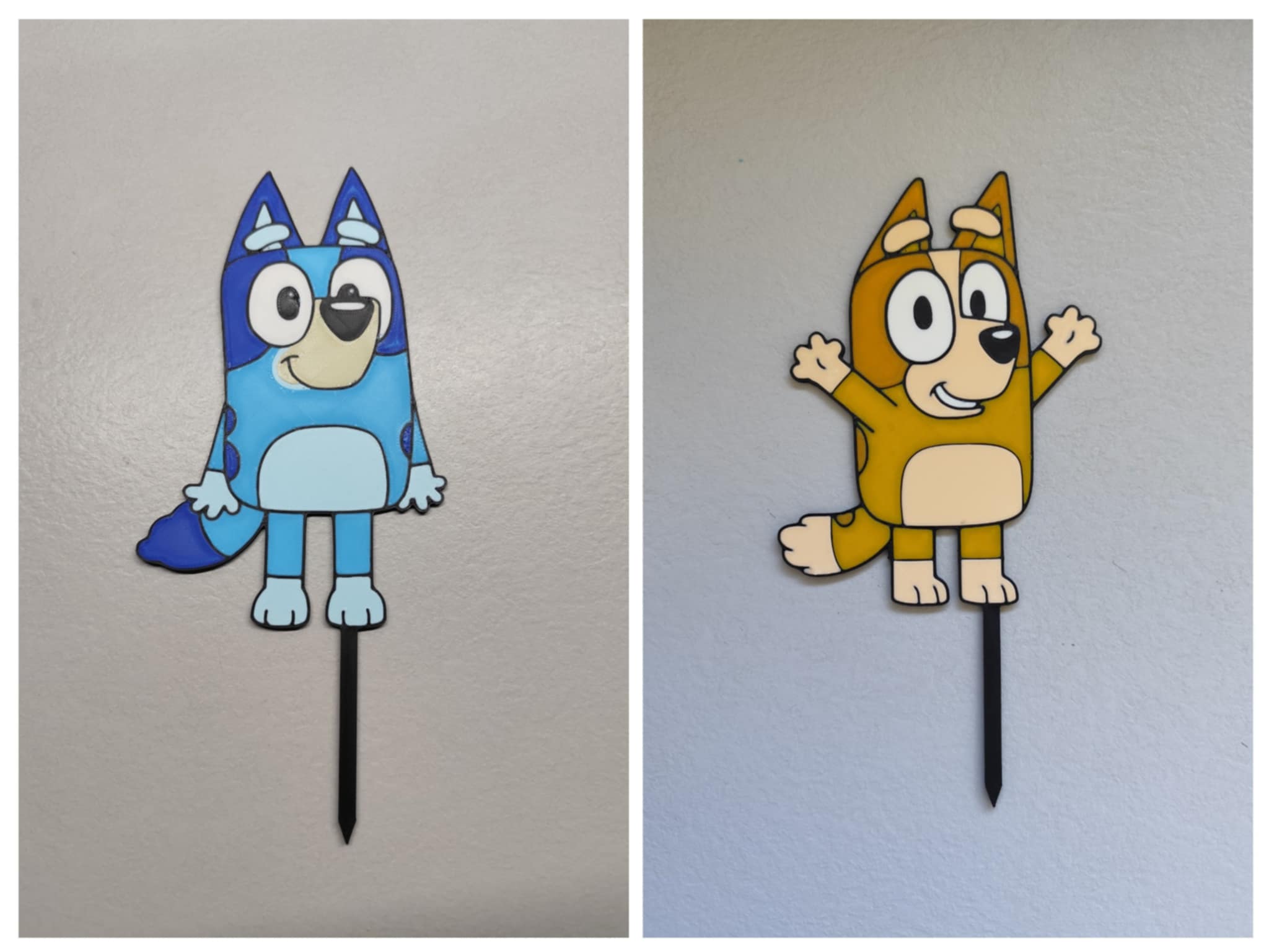 bluey and bingo topper