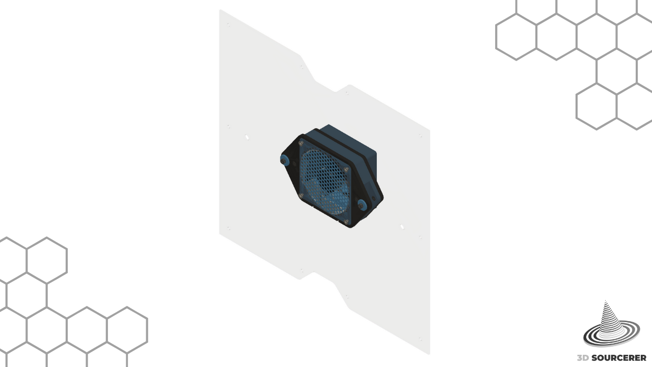 SUMO/DELACK 120mm External Rear Fan + HEPA Filter Mount