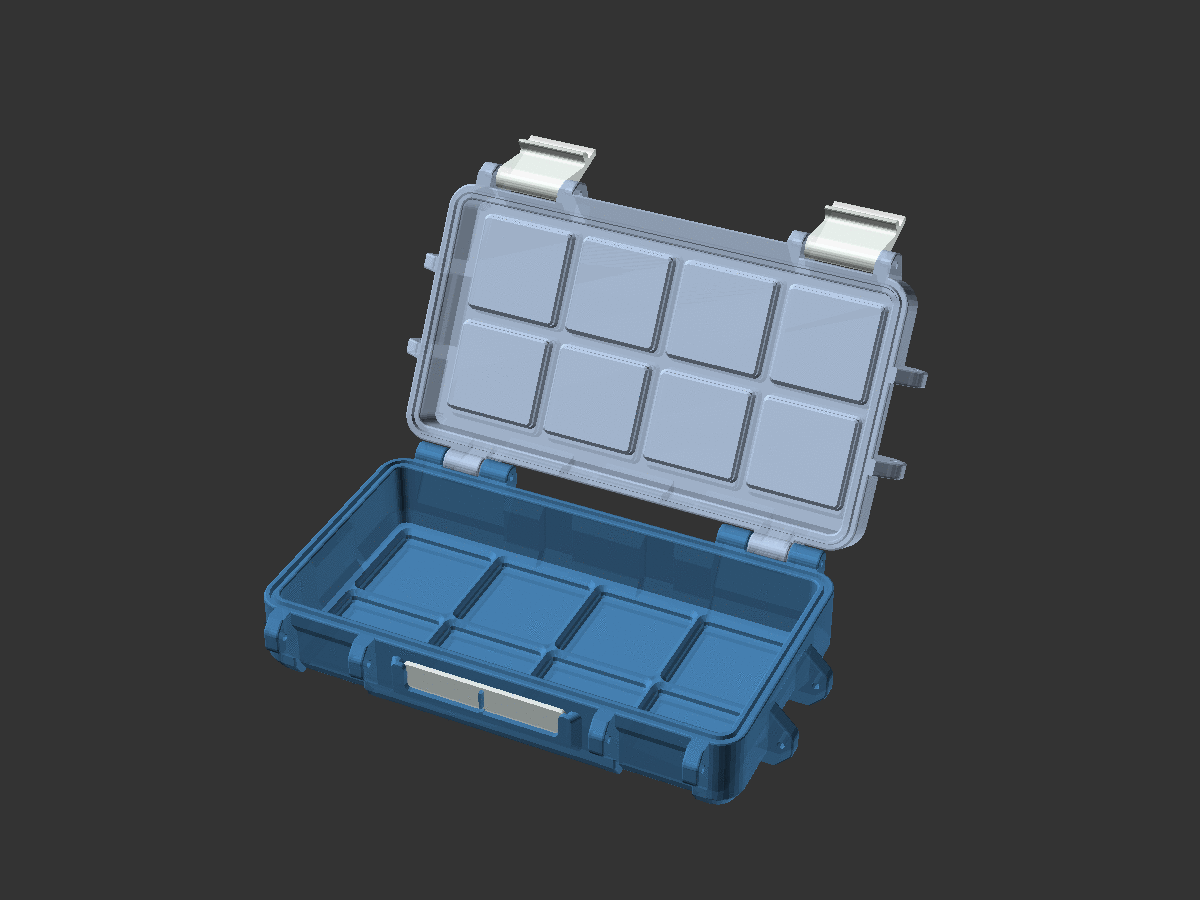Gridfinity Rugged Storage Box, Parametric and Customizable by bulbasaur0, Download free STL model