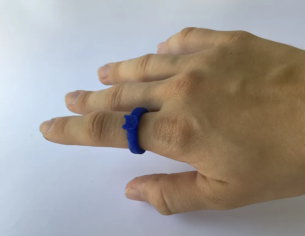 Cat ring by Scott-3d | Download free STL model | Printables.com