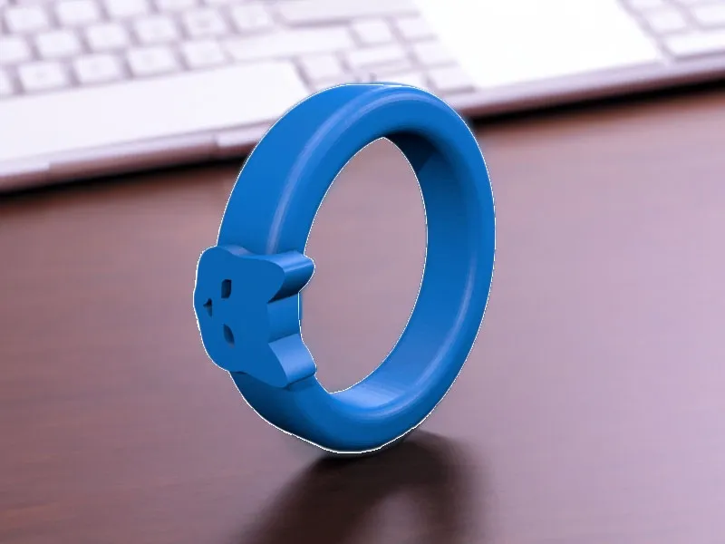 Cat ring by Scott-3d | Download free STL model | Printables.com