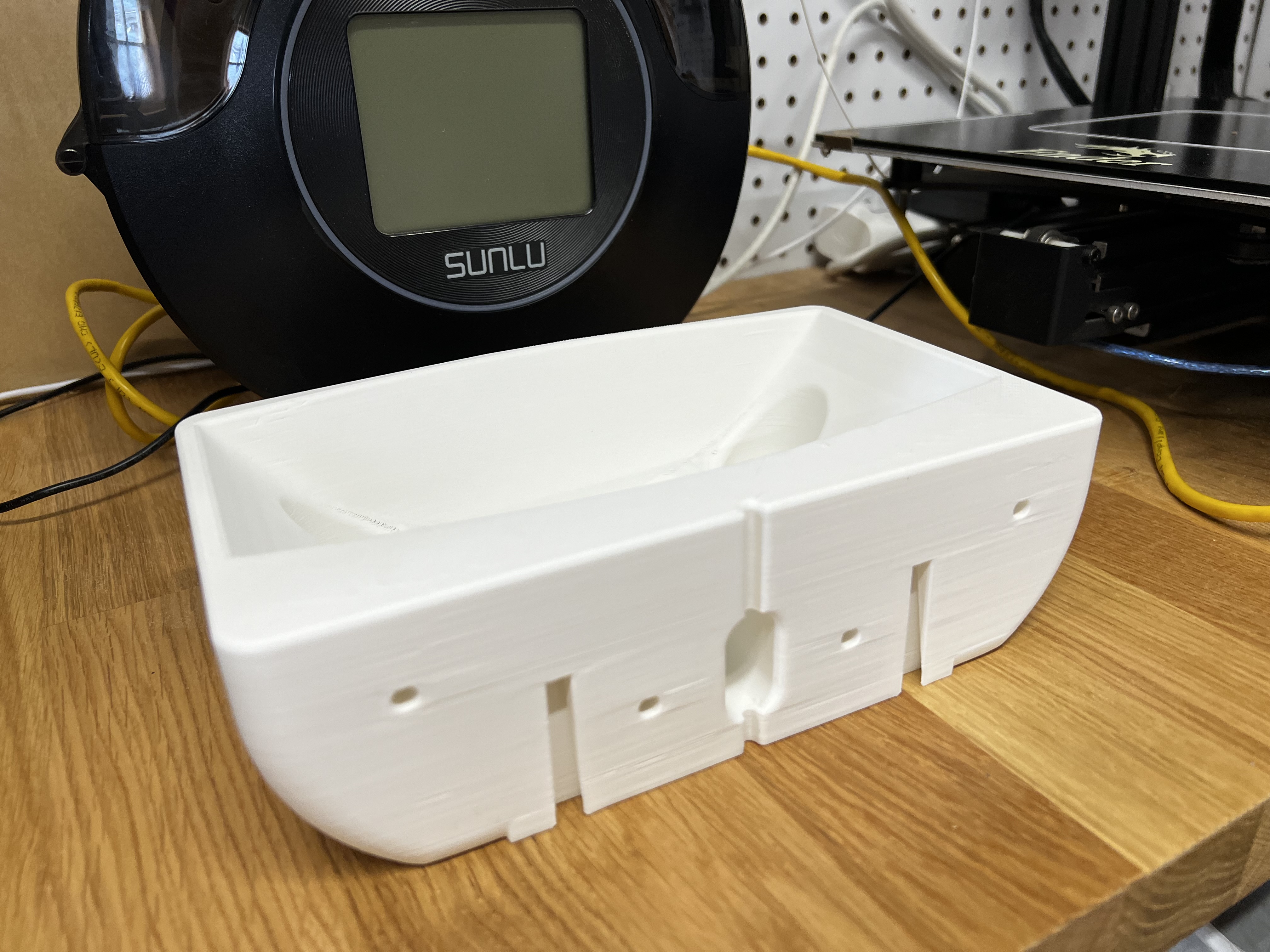 Sunlu S2 Pegboard Wall Mount - Sy's Peglock 3D model thumbnail