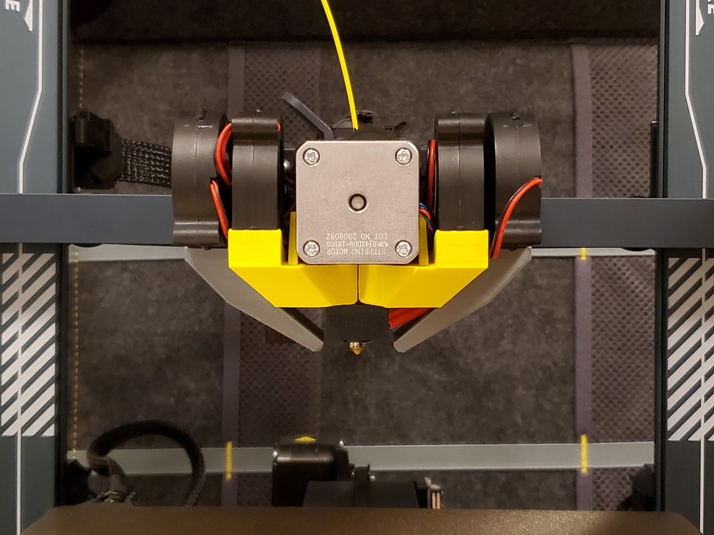 Modular cooling system for Neptune 3 Pro - Hornet Fangs Quad 5015