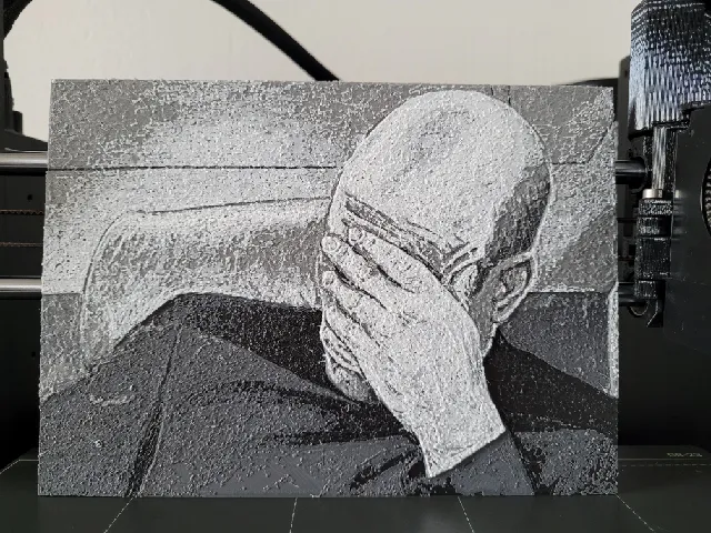 Hueforge Picard facepalm