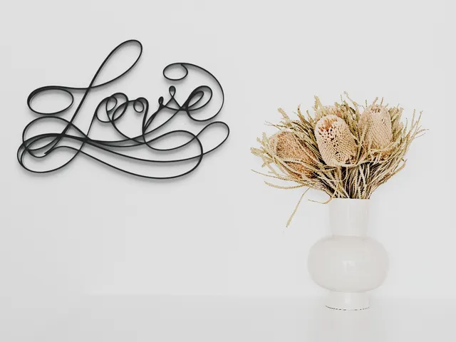 Wall-Art "Love" – perfect for Valentine’s