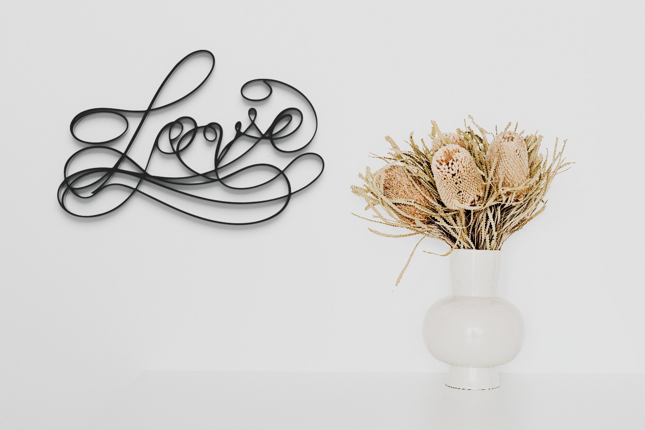 Wall-Art "Love" – perfect for Valentine’s