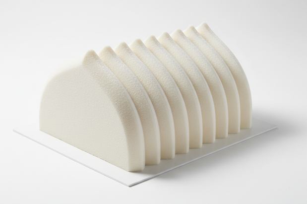 DIY Silicone mold for Christmas log / Bûche de Noël / no support