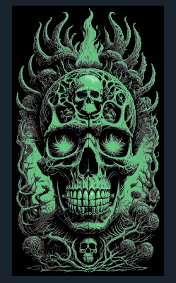 HueForge - Skull
