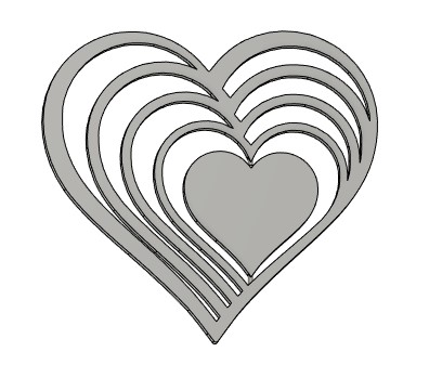 Heart coasters