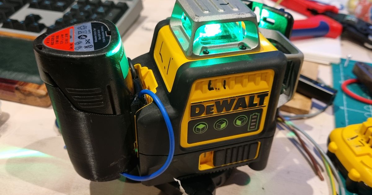 Milwaukee M12 Battery to Dewalt 12v Tool Adapter by