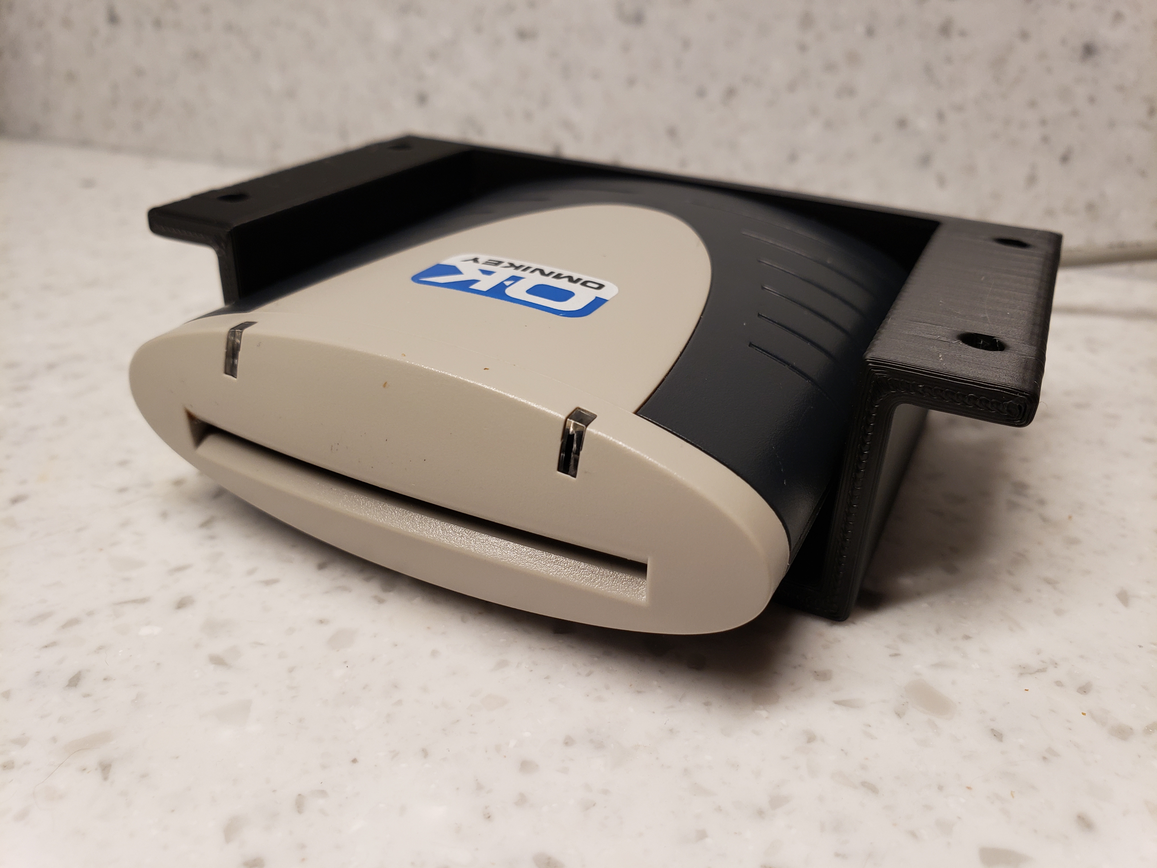 Under-desk Smart Card Reader Mount